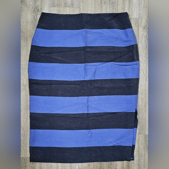 Banana Republic Shimmer Rugby Stripe Skirt-Size 14 *NWT* - Picture 1 of 4